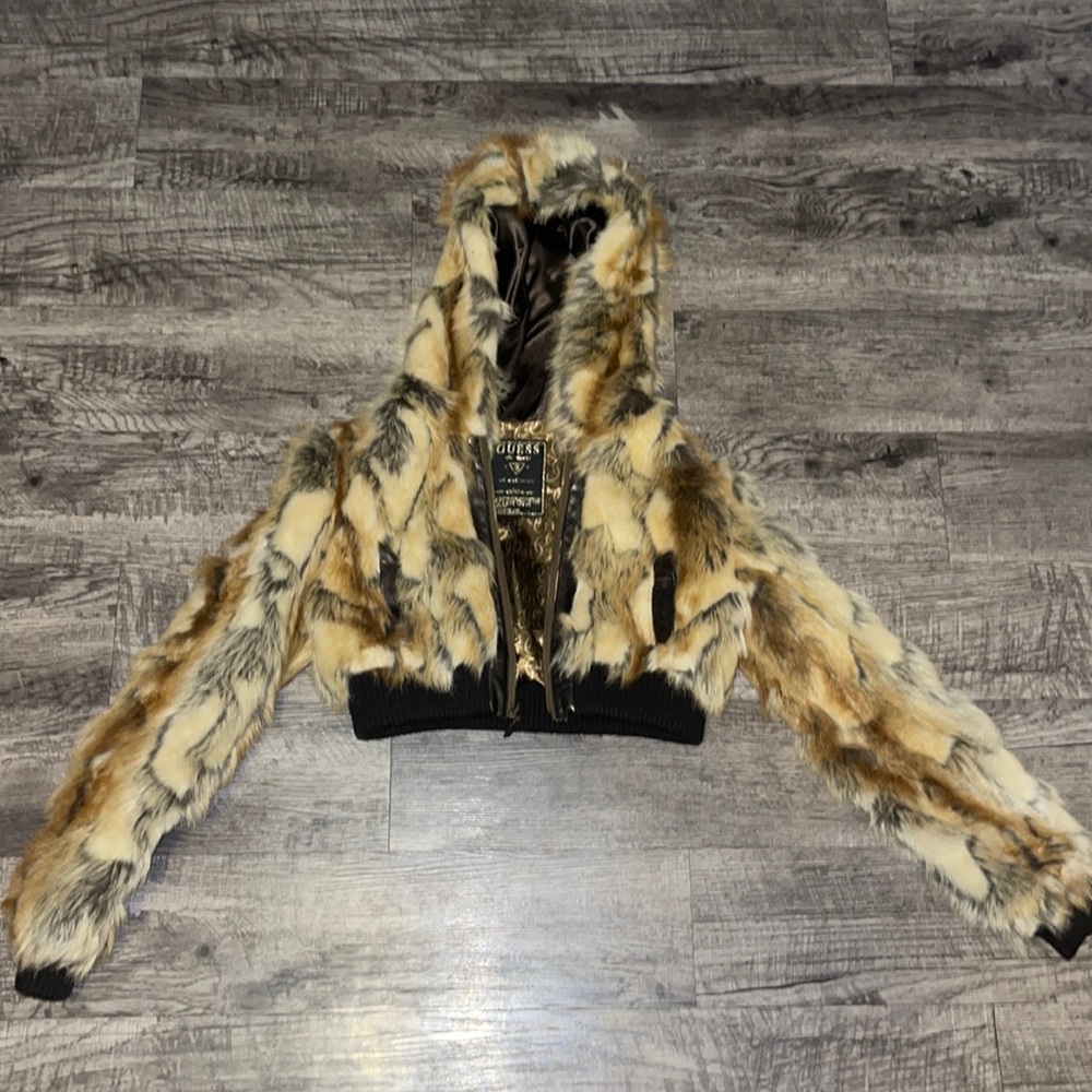 Guess fur jacket